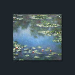 Waterlilies by Claude Monet, Vintage Flowers Canvas Print<br><div class="desc">Water Lilies (1906) by Claude Monet is a vintage impressionism fine art landscape floral painting. It is one of many variations of water lily paintings that Monet painted in his flower garden in Giverny, France. Waterlily flowers in a spring season pond. About the artist: Claude Monet (1840-1926) was a founder...</div>
