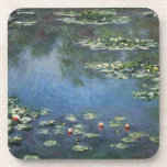 Waterlilies by Claude Monet, Vintage Flowers Coaster<br><div class="desc">Water Lilies (1906) by Claude Monet is a vintage impressionism fine art landscape floral painting. It is one of many variations of water lily paintings that Monet painted in his flower garden in Giverny, France. Waterlily flowers in a spring season pond. About the artist: Claude Monet (1840-1926) was a founder...</div>