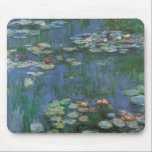 Waterlilies by Claude Monet, Vintage Flowers Mouse Pad<br><div class="desc">Waterlilies (1916) by Claude Monet. Water Lilies is a vintage impressionism fine art floral painting. Monet's spring season flower garden in Giverny, France. This landscape is one of many variations of water lily paintings that Monet painted by his pond. About the artist: Claude Monet (1840-1926) was a founder of the...</div>