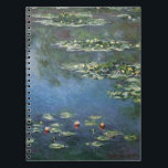 Waterlilies by Claude Monet, Vintage Flowers Spiral Notebook<br><div class="desc">Water Lilies (1906) by Claude Monet is a vintage impressionism fine art landscape floral painting. It is one of many variations of water lily paintings that Monet painted in his flower garden in Giverny, France. Waterlily flowers in a spring season pond. About the artist: Claude Monet (1840-1926) was a founder...</div>