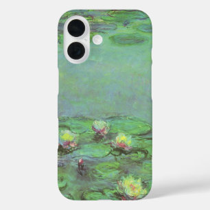 Waterlilies by Claude Monet, Vintage Impressionism iPhone 16 Case