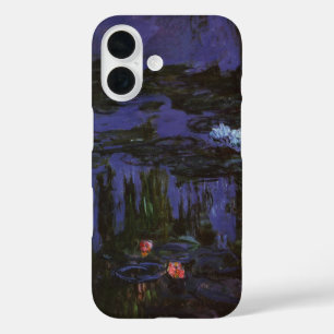 Waterlilies by Claude Monet, Vintage Impressionism iPhone 16 Case