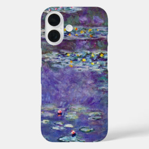 Waterlilies by Claude Monet, Vintage Impressionism iPhone 16 Case