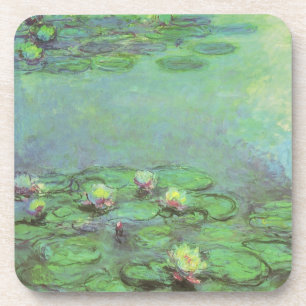 Waterlilies by Claude Monet, Vintage Impressionism Coaster