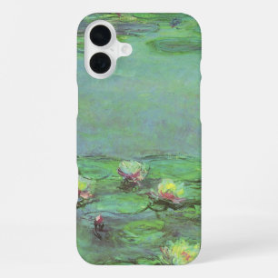 Waterlilies by Claude Monet, Vintage Impressionism iPhone 16 Plus Case