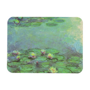 Waterlilies by Claude Monet, Vintage Impressionism Magnet