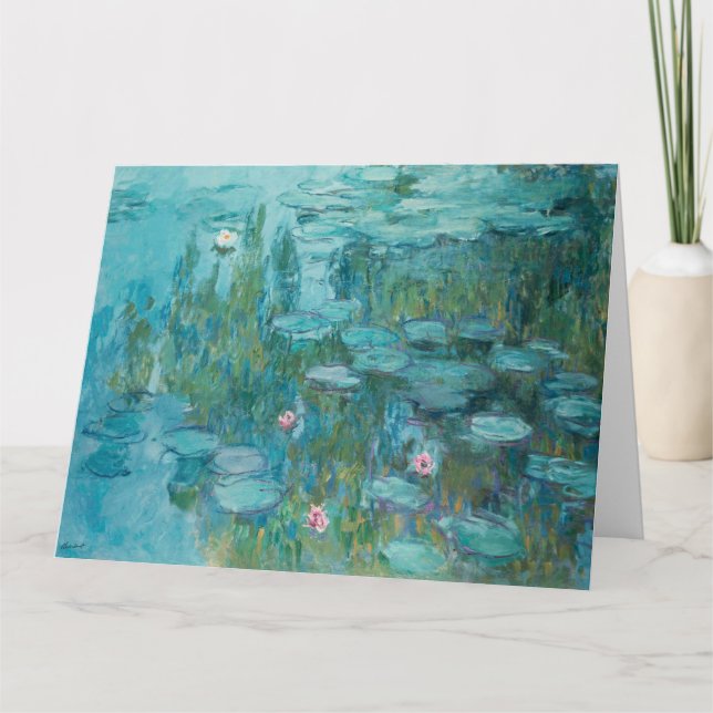 Waterlilies (Claude Monet, 1915) Card (Front)