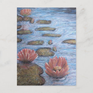 Waterlilies postcard