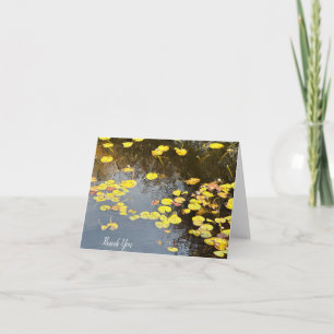 Waterlilies Thank You Note Card