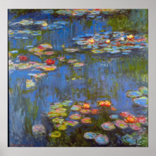 Waterlillies by Claude Monet Poster
