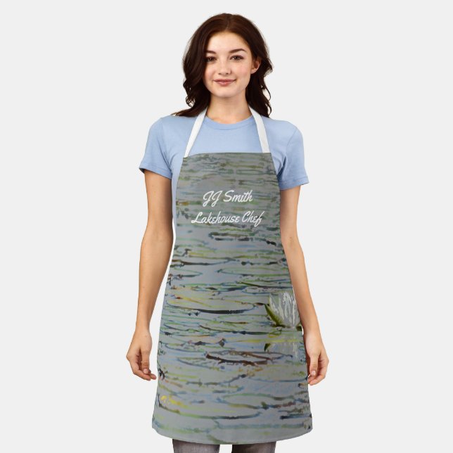 Waterlily Lake Wildflower Apron (Worn)