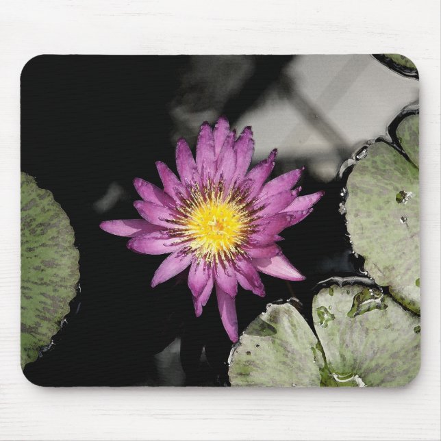 Waterlily Mouse Pad (Front)
