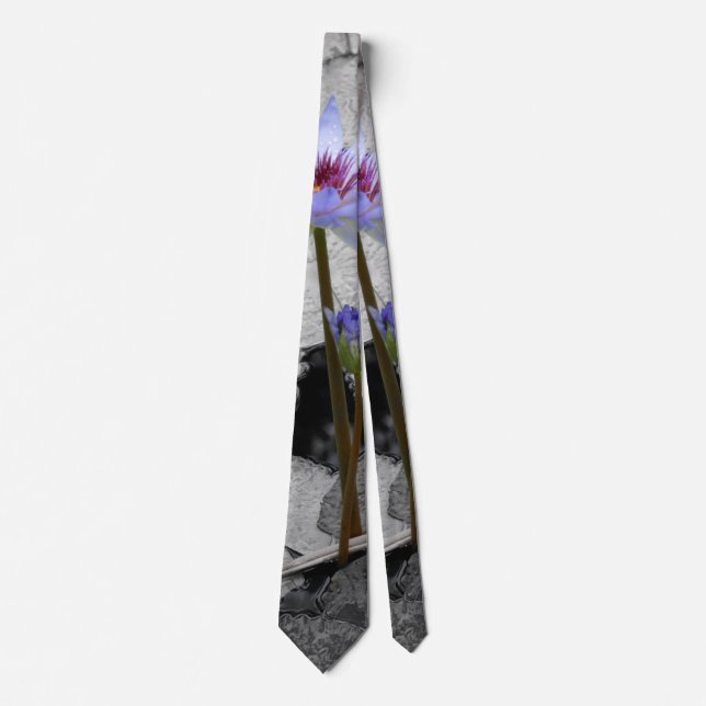 Waterlily Standing Beauty Tie (Front)