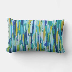 Waterlogged Outdoor Lumbar Throw Pillow