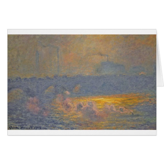 Waterloo Bridge by Claude Monet (Front Horizontal)