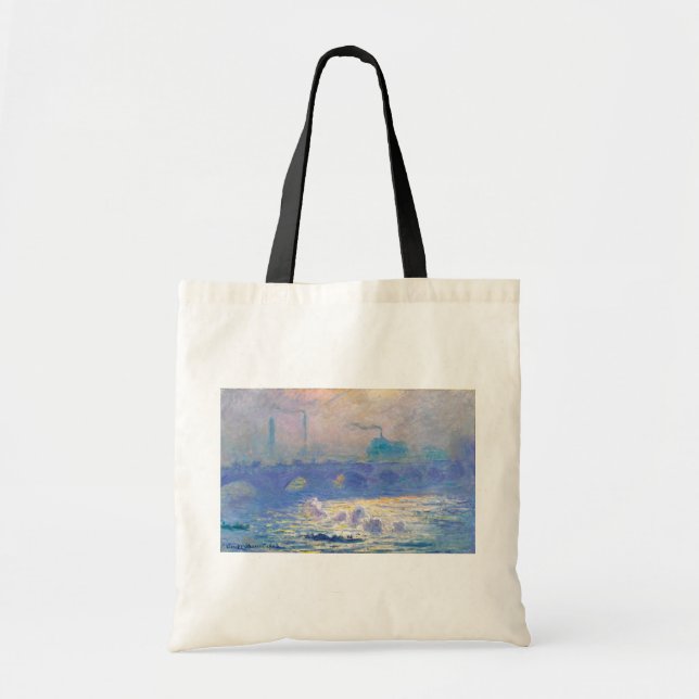 Waterloo Bridge (London), Monet Tote Bag (Front)