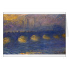 Waterloo Bridge, Overcast Weather by Claude Monet