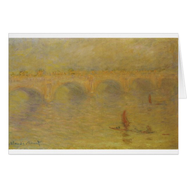 Waterloo Bridge, Sunlight Effect by Claude Monet (Front Horizontal)