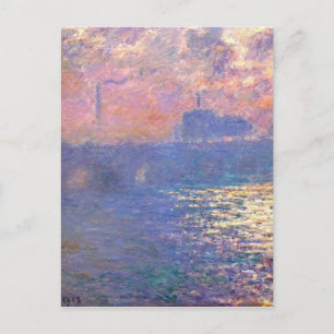 Waterloo Bridge, Sunlight Effect by Claude Monet Postcard
