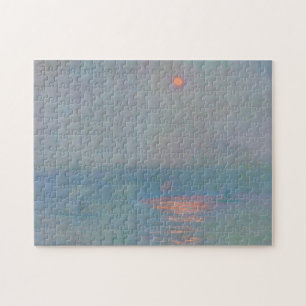 Waterloo Bridge Sunlight Effect in Fog Monet Jigsaw Puzzle