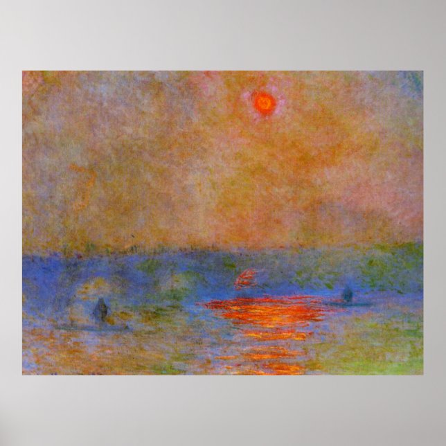 Waterloo Bridge, Sunlight in the Fog, Poster (Front)