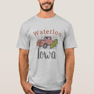 Waterloo, Iowa, Vintage Truck and Corn 2 T-Shirt