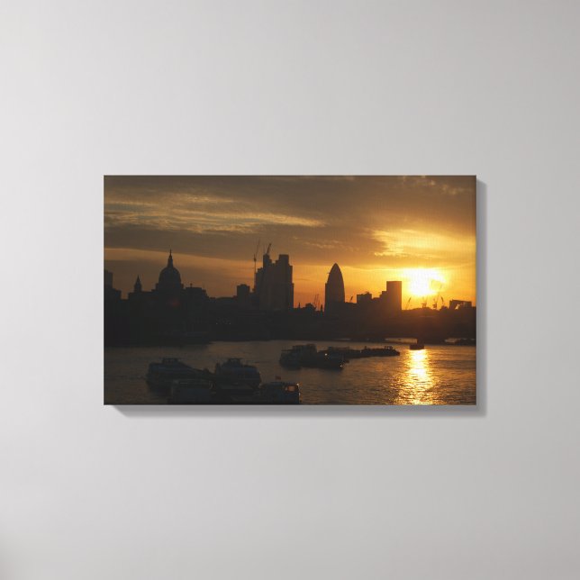 Waterloo Sunset Canvas Print (Front)