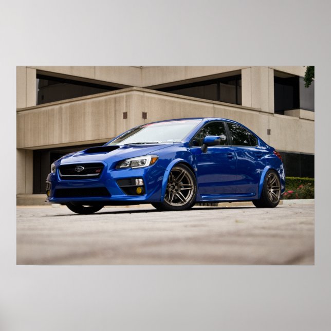 Watermark-free poster - 2015 Subaru STI (Front)
