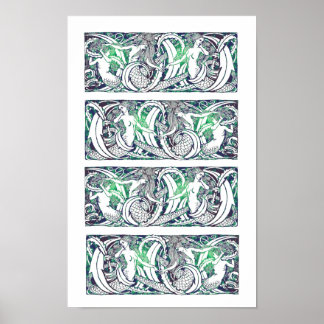 Watermark Waves Print