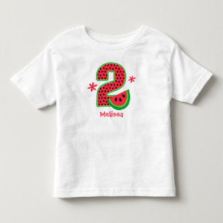 Watermelon 2nd Birthday Toddler T-Shirt
