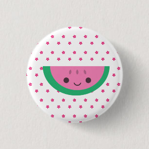 Watermelon 3 Cm Round Badge