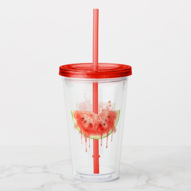 Watermelon Acrylic Tumbler (Front)