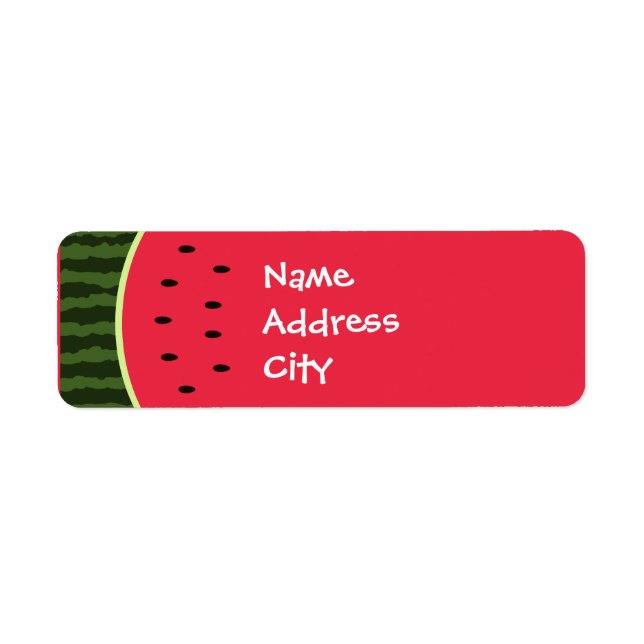 Watermelon Address Labels (Front)