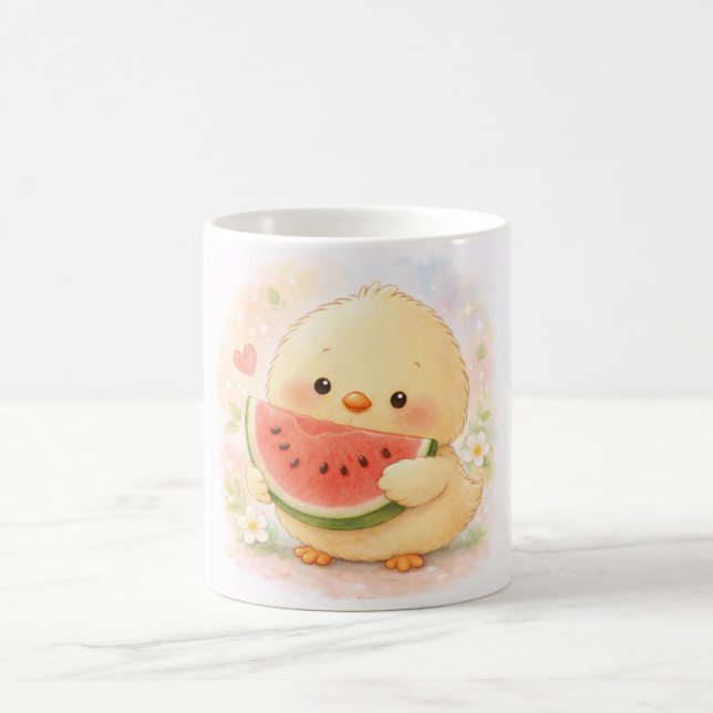 Watermelon Alma Chick Coffee Mug (Center)