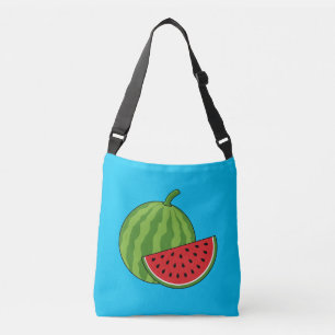 Watermelon and Slice Crossbody Bag