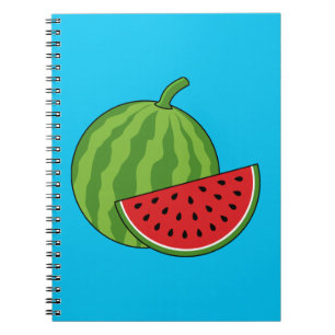Watermelon and Slice Notebook