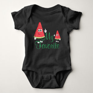 Watermelon baby bodysuit