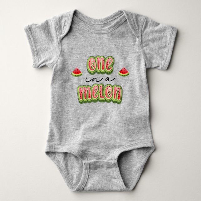 Watermelon baby bodysuit (Front)