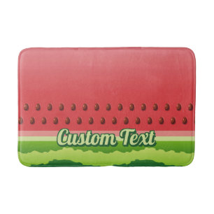 Watermelon Background Bath Mat