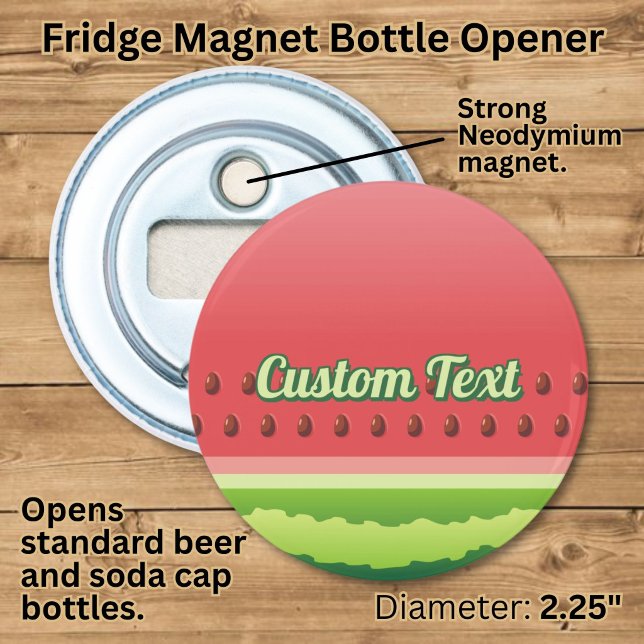 Watermelon Background Bottle Opener (Creator Uploaded)