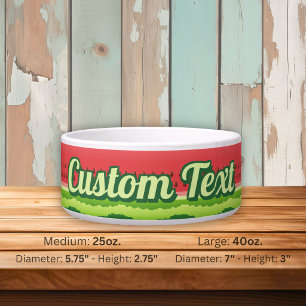 Watermelon Background Bowl