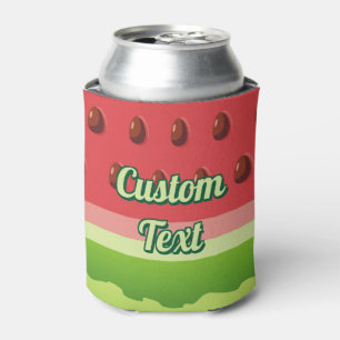 Watermelon Background Can Cooler