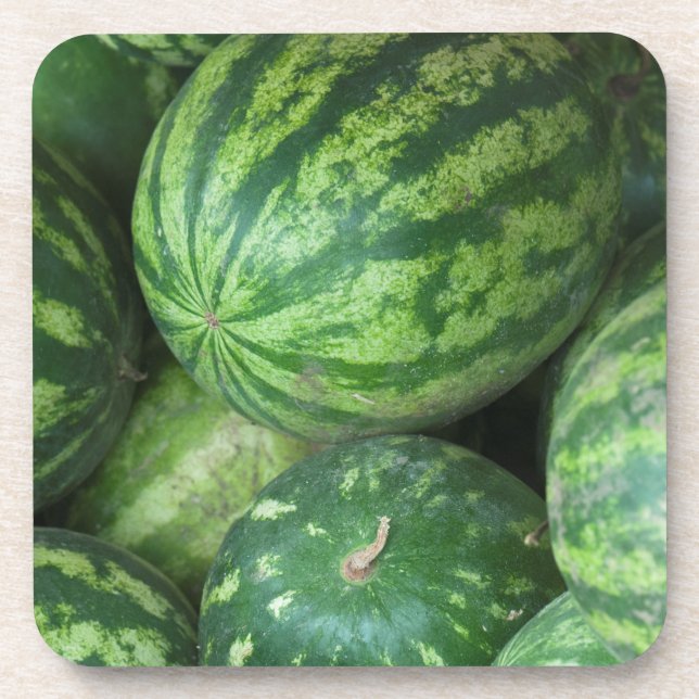 Watermelon background coaster (Front)