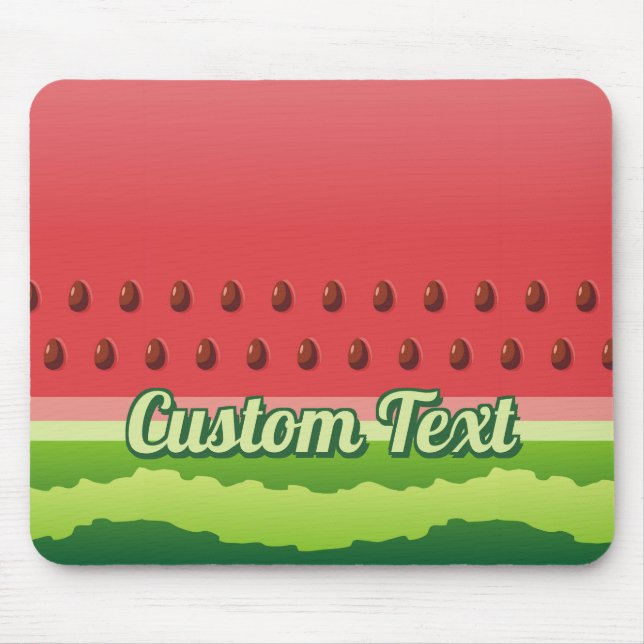 Watermelon Background Mouse Pad (Front)
