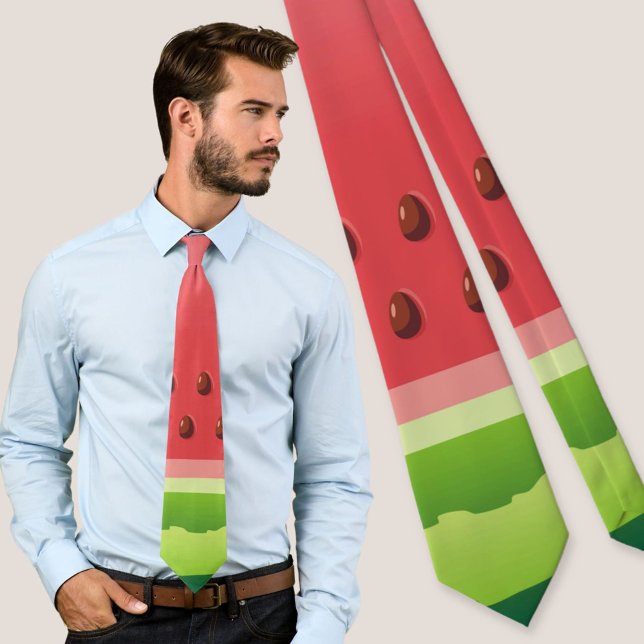 Watermelon Background Tie (Creator Uploaded)