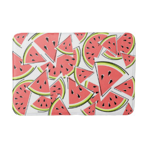 Watermelon bath mat