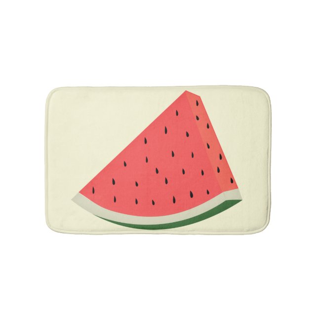 Watermelon Bath Mat - Custom Colours (Front)