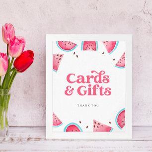 Watermelon Birthday Cards & Gifts Sign