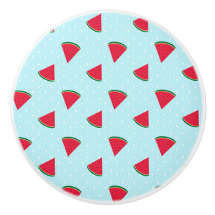 Watermelon Blue Fun Summer Fruit Ceramic Knob