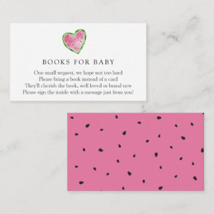 Watermelon Books for Baby insert card